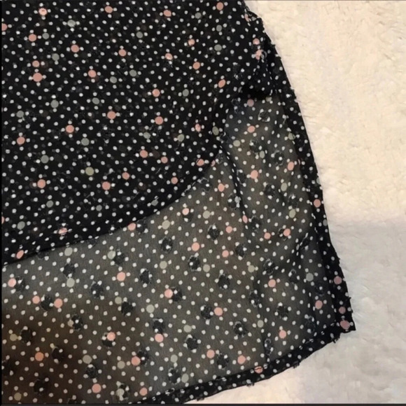Cabi Style 239 Black Swiss Dot Sheer Blouse Size S - Picture 4 of 7
